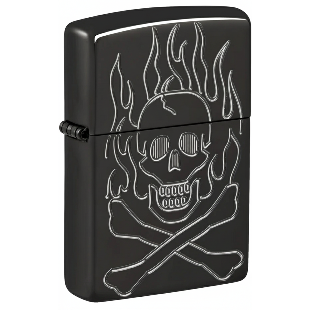Zippo Flaming Skull Design Lighter