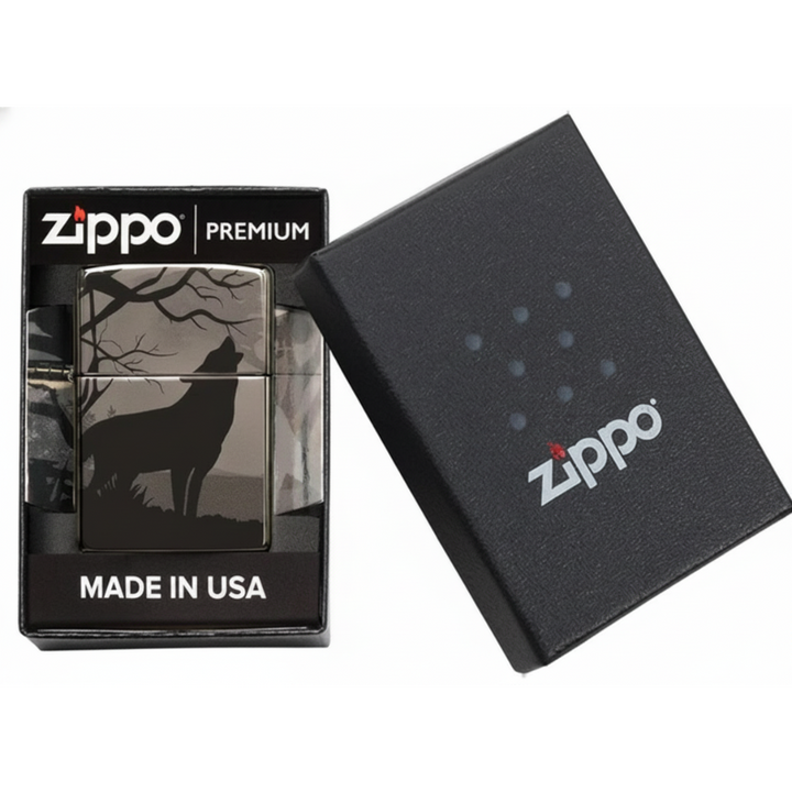Zippo Wolves Design Lighter