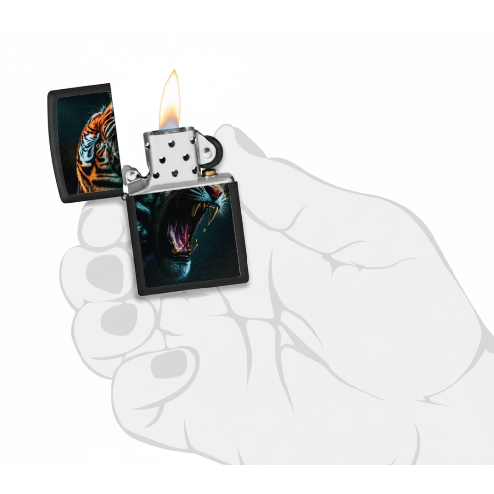 Zippo Tiger Roar Design Lighter