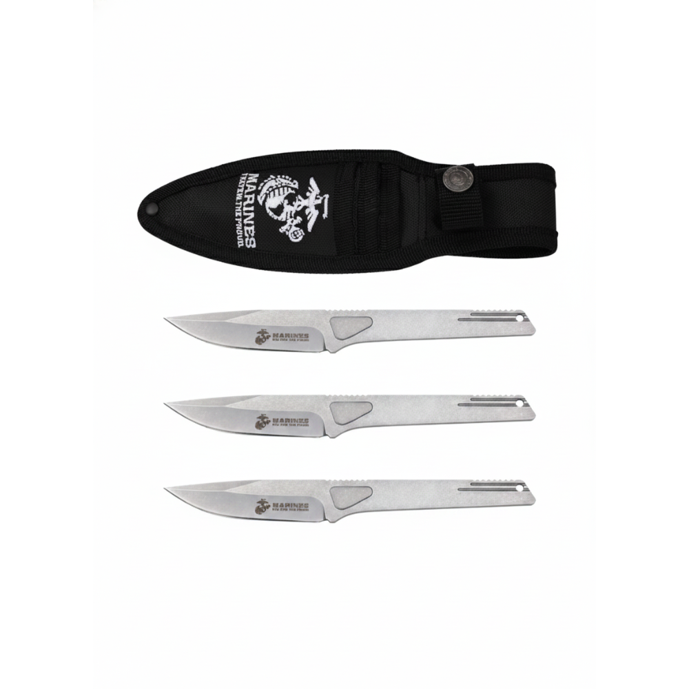 MTech - USMC Kastekniv Sett - 3 stk med Slire
