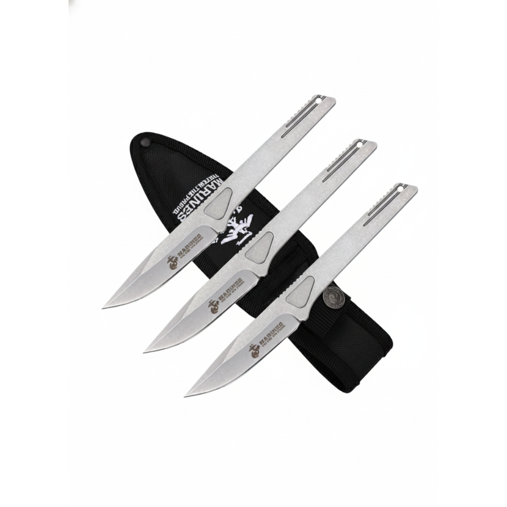 MTech - USMC Kastekniv Sett - 3 stk med Slire