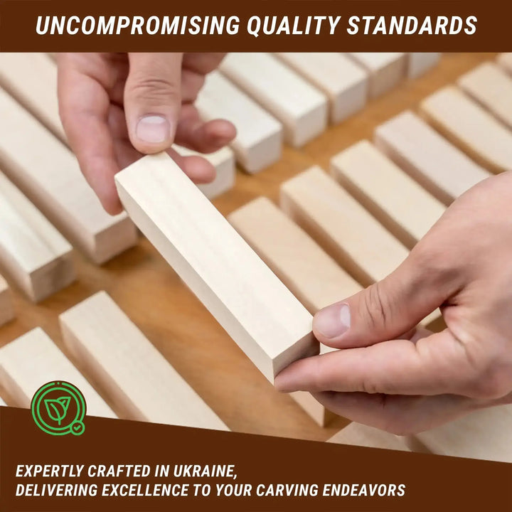 10stk Emne- Treklosser til Treskjæring Lind - Game-On.no