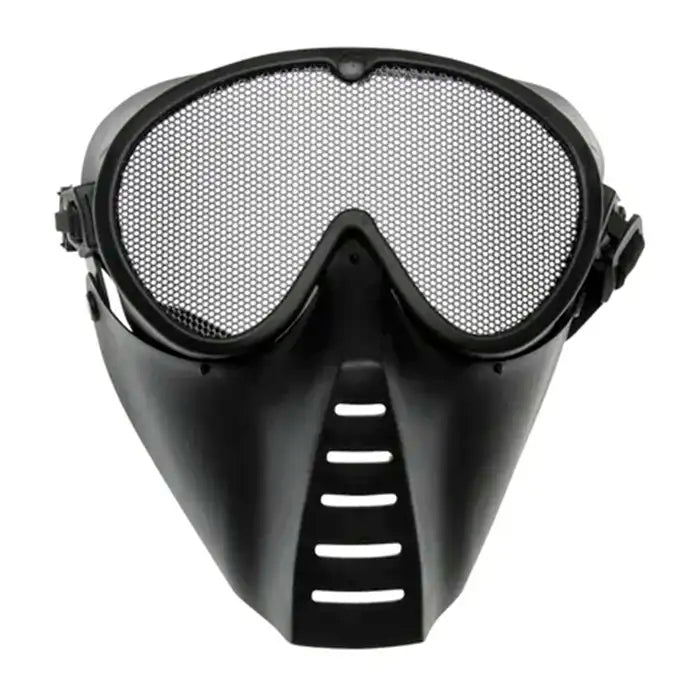 Mask with Gitter-Grid - Black