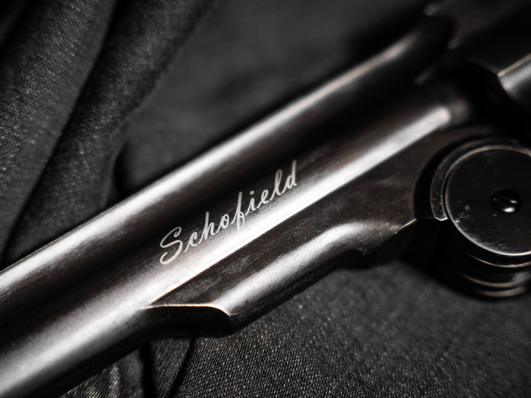 Schofield Nr. 3 Revolver - 4,5 mm Pellets - Altern schwarz