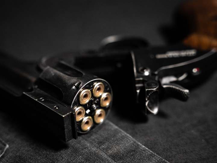 Schofield Nr. 3 Revolver - 4,5 mm Pellets - Altern schwarz