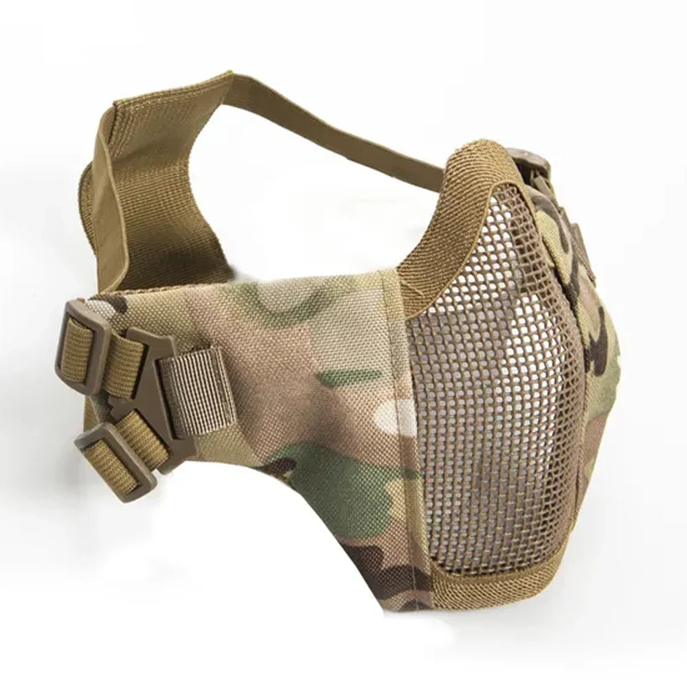 Maschenmaske mit Wangenblock - Multicam