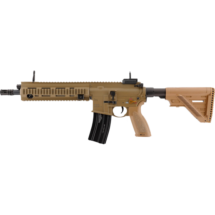 HK416 A5 Sportline Softgun-Gewehr – TAN – <tc>AEG</tc>