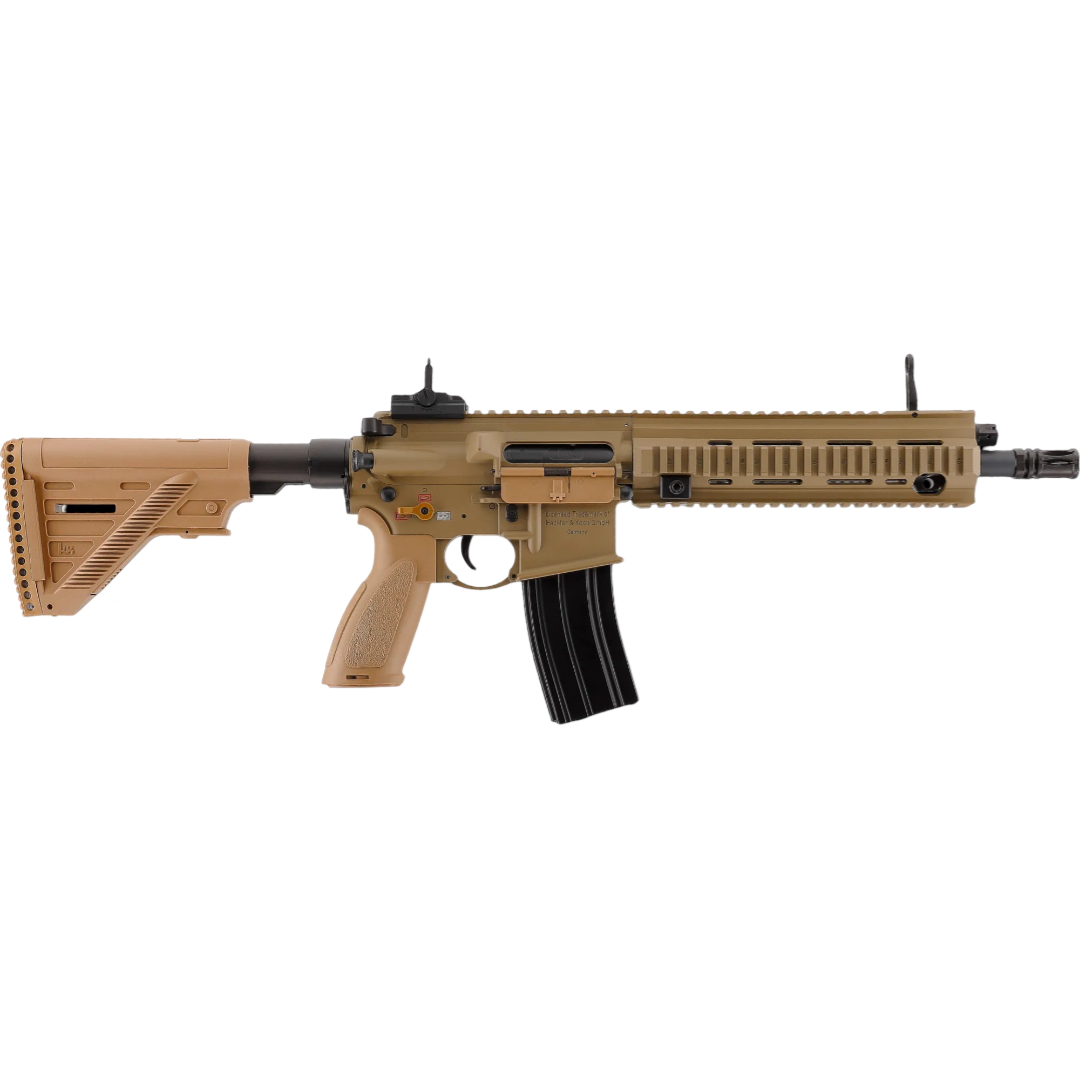 HK416 A5 Sportline Softgun-Gewehr – TAN – <tc>AEG</tc>