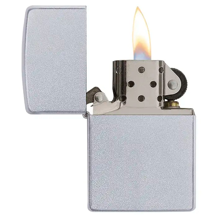 Zippo Lighter - Classic Satin Chrome