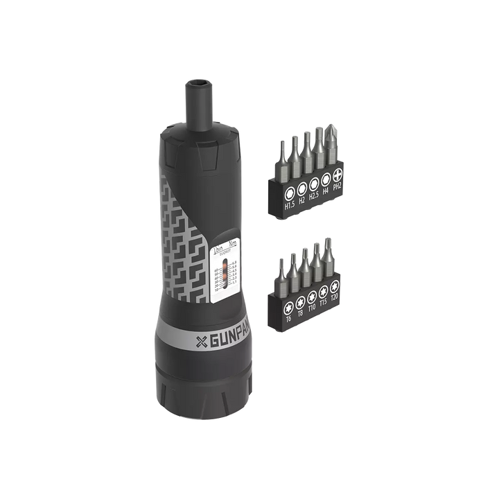 Drehmomentschraubendreher mit austauschbaren Bits – 1,1 – 6,8 Nm