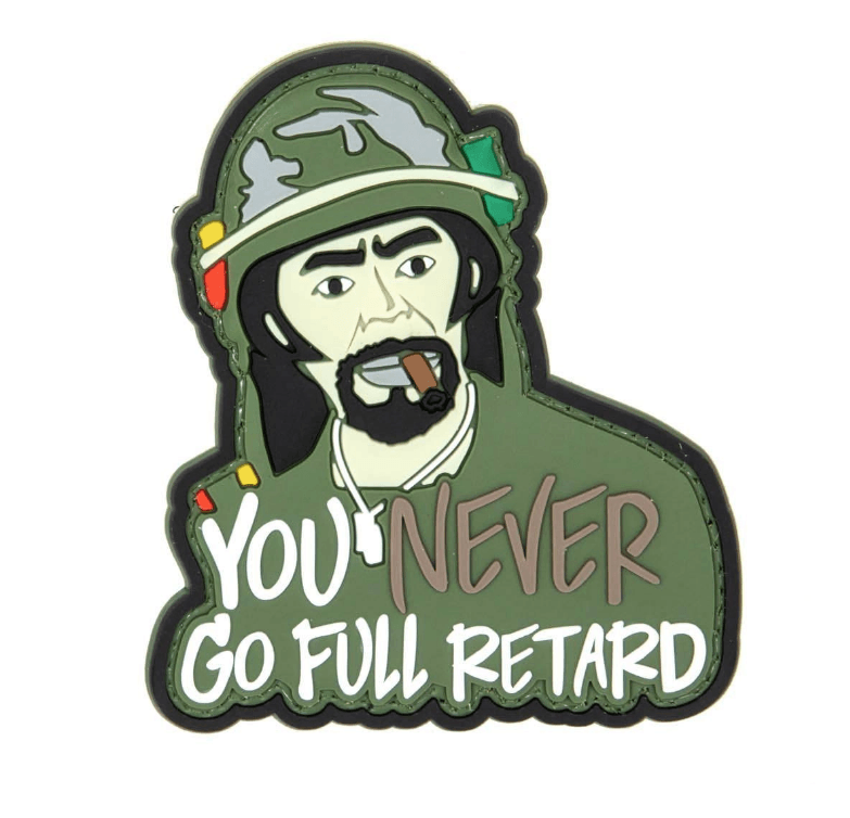 3D Patch - Never Go Full Retard - Tropic Thunder Patch - Game-On.no