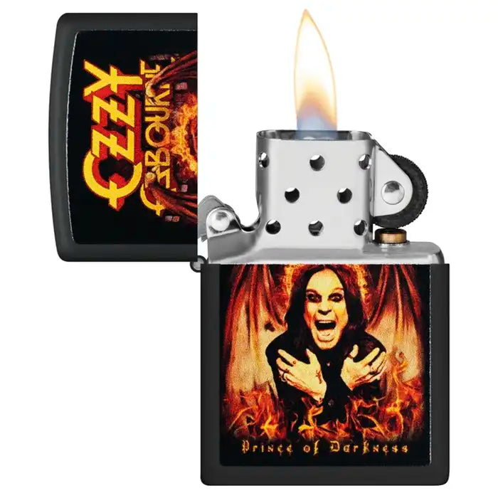 Zippo - Ozzy Osbourne "Prince of Darkness" - Black Matte Lighter