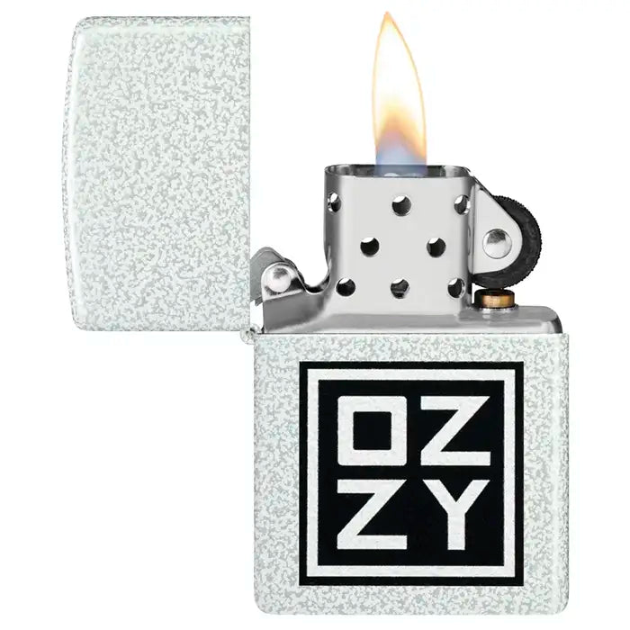 Zippo – Ozzy Osbourne „Ozzy Logo“ – Feuerzeug mit Glacier-Finish