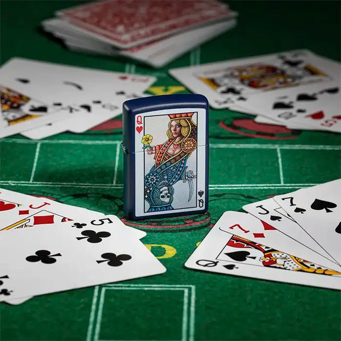 Zippo-Feuerzeug – Herzkönigin-Design