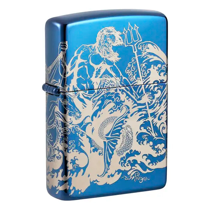 Zippo-Feuerzeug – Poseidon Atlantis Design