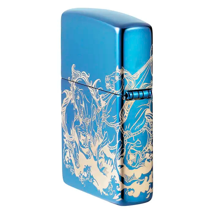 Zippo-Feuerzeug – Poseidon Atlantis Design