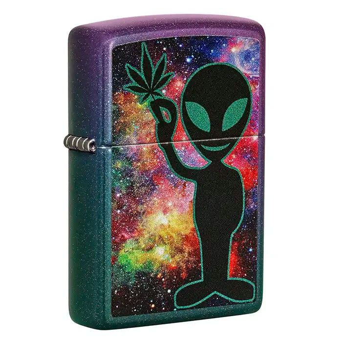Zippo-Feuerzeug – Alien-Design schillernd