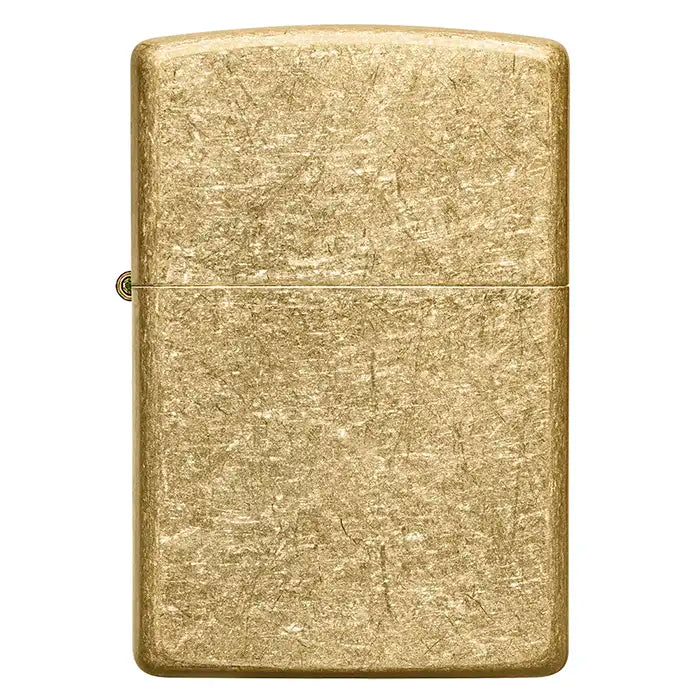Zippo Lighter - Tumbled Brass