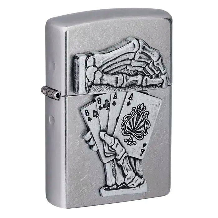 Zippo Lighter - 3D Dead Man's Hand Design