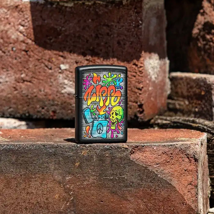 Zippo Lighter - Street Art Design