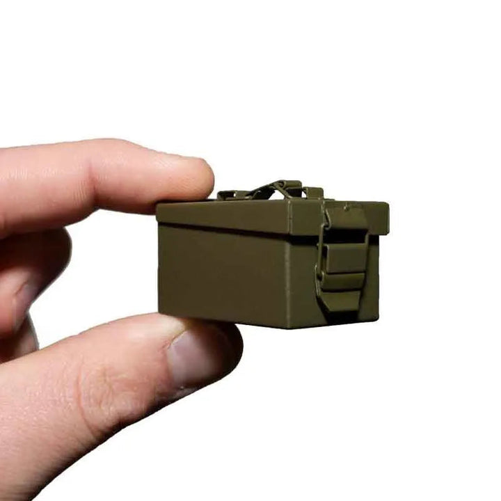 Mini Metal Ammunition Box - Green