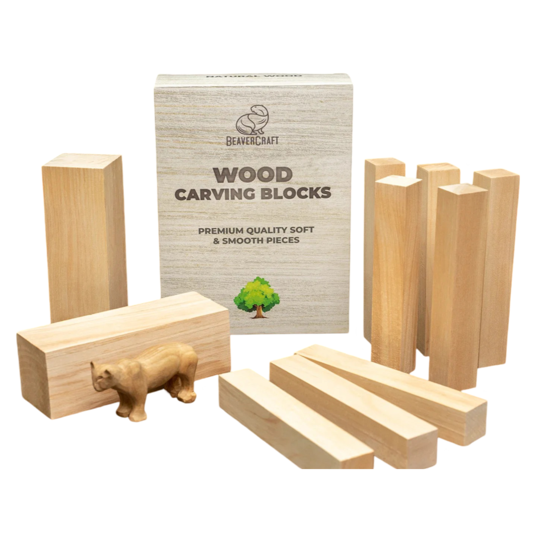 10 blanks - Wooden blocks for wood cutting Ortre