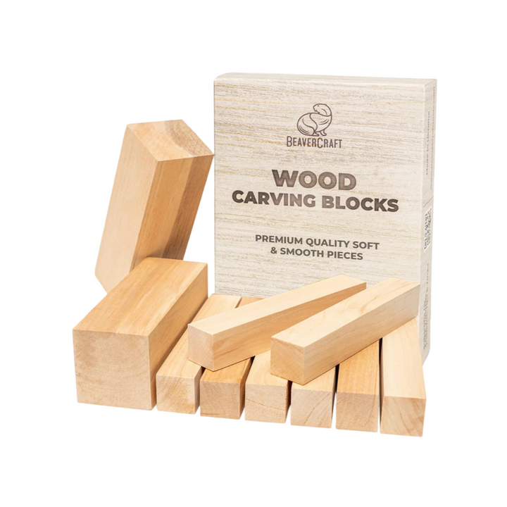 10 blanks - Wooden blocks for wood cutting Ortre