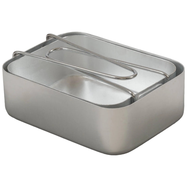 Military Style Mess Tins - Cookware in Aluminum - 2 pcs