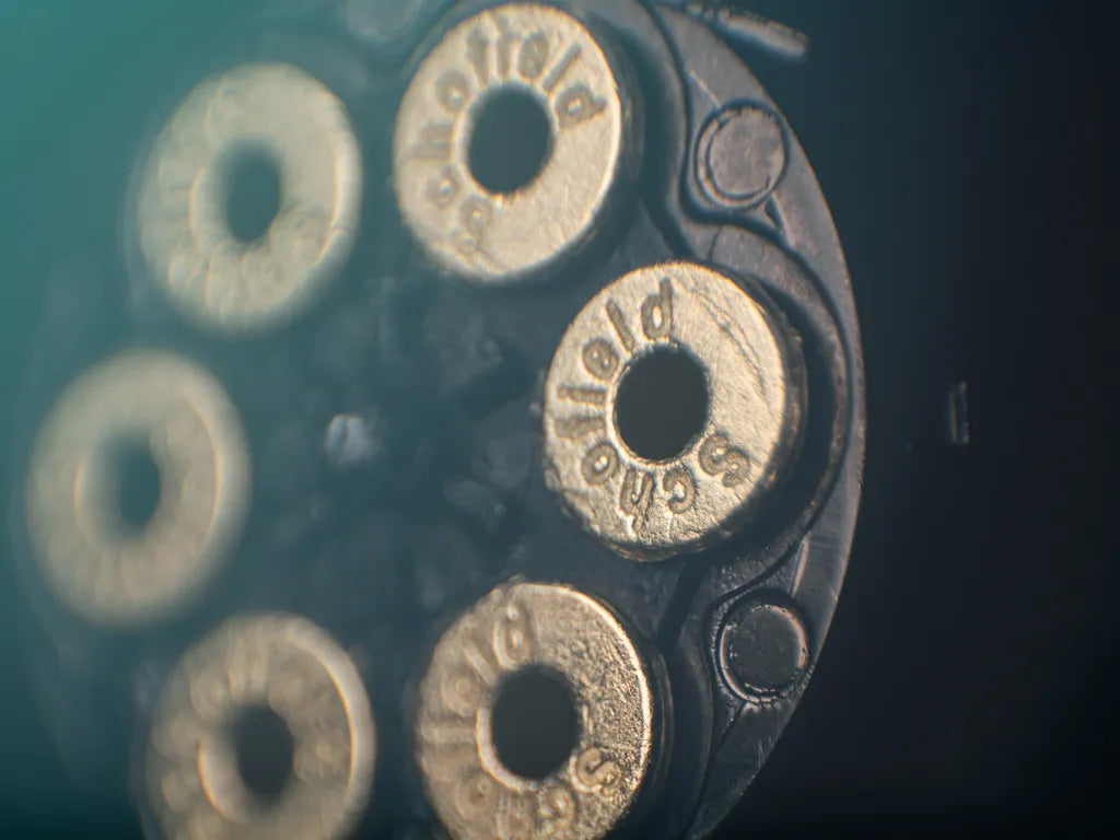 Schofield Nr. 3 Revolver - Vollmetall - 4,5 mm BB - Elfenbein Nickel