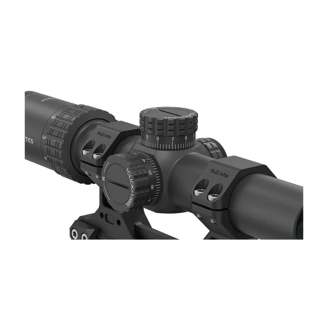 VictOptics S6 1-6x24 LPVO med AR-montasje - Sort - tarn og belysning