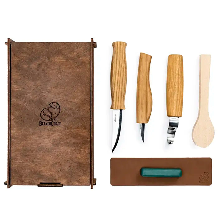 Wood cutting set in gift box - Paring knife