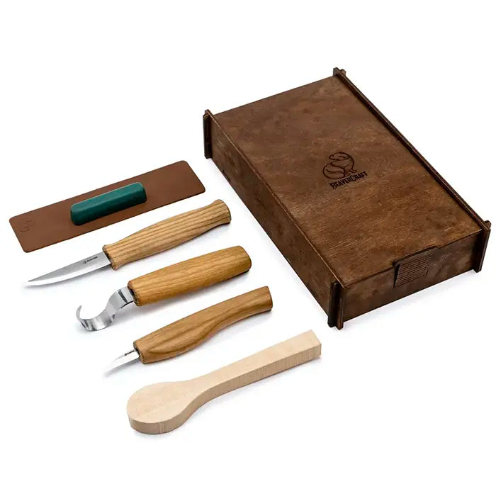 Wood cutting set in gift box - Paring knife