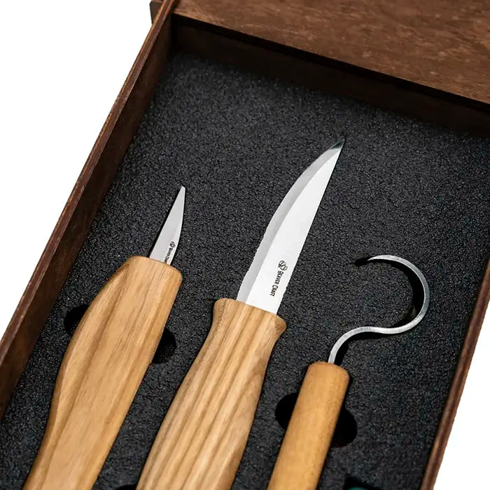 Wood cutting set in gift box - Paring knife