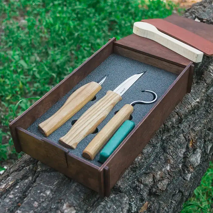 Wood cutting set in gift box - Paring knife