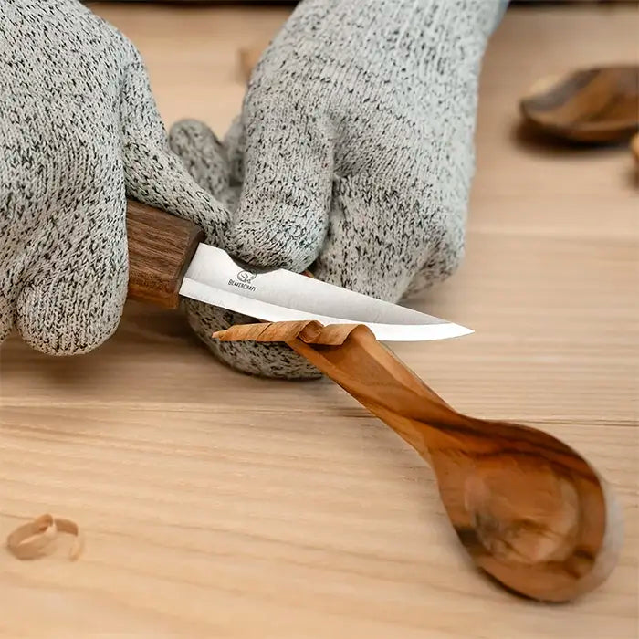 Deluxe Holzschnitzmesser-Set – Lederetui