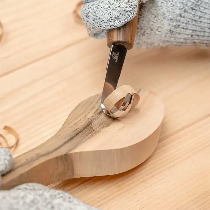 Deluxe Holzschnitzmesser-Set – Lederetui
