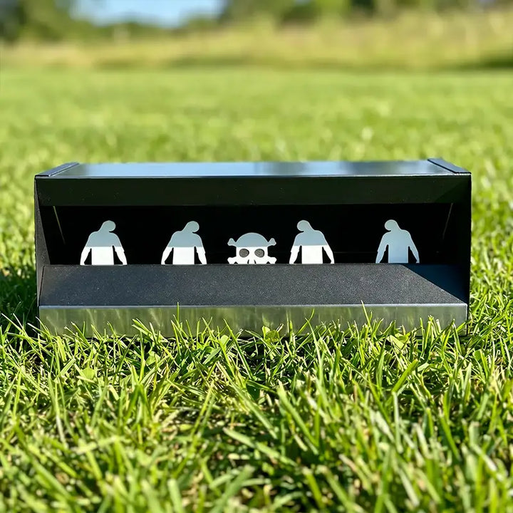 Magnetischer Kugelfänger mit Zombie-Silhouette – 4+1 Blinken