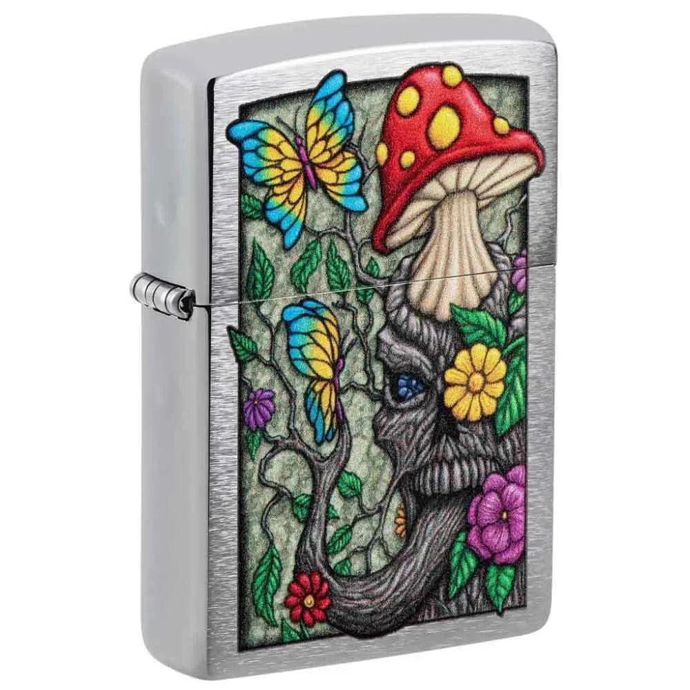 Zippo – Freaky Nature Design – Gebürstetes Chrom