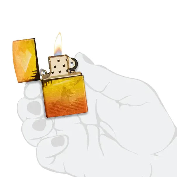 Zippo Tumbled Brass 540 Fusion Kajakfeuerzeug