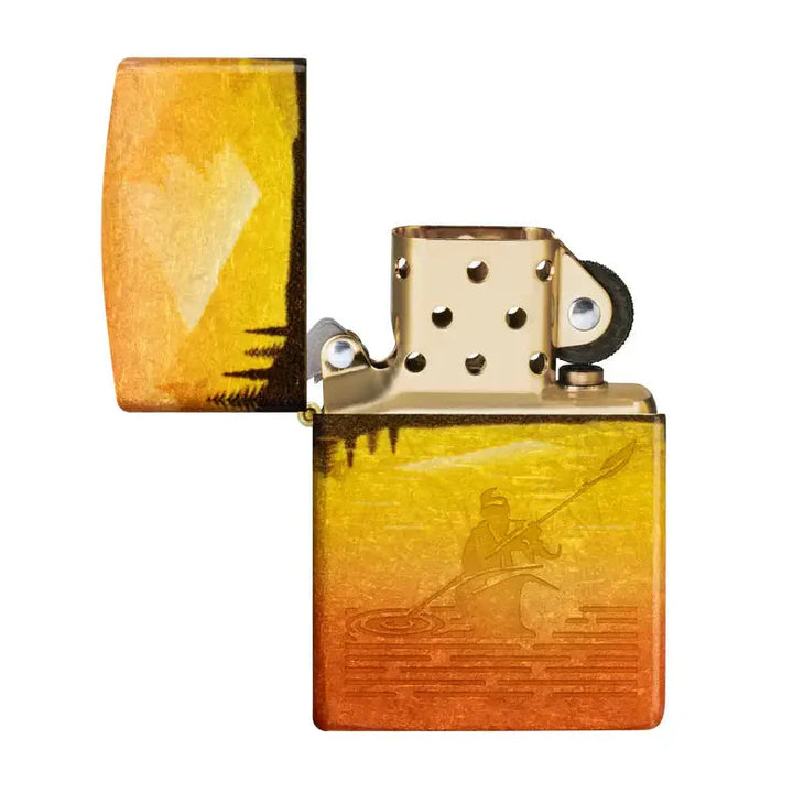 Zippo Tumbled Brass 540 Fusion Kajakfeuerzeug
