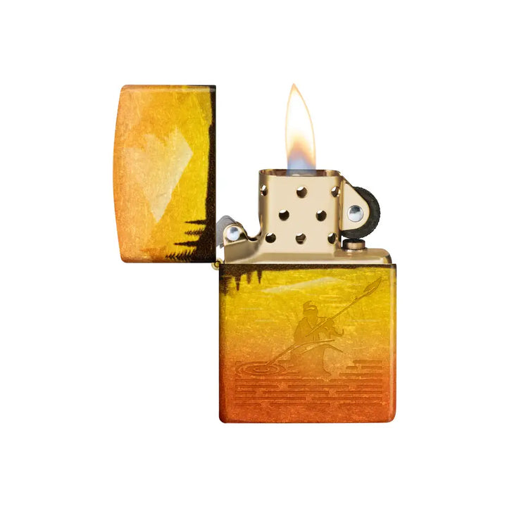 Zippo Tumbled Brass 540 Fusion Kajakfeuerzeug