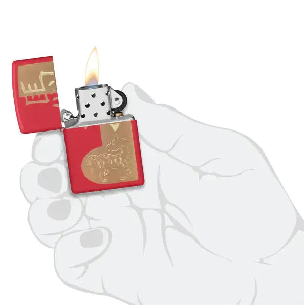 Zippo – Motiv „Jahr des Pferdes 2026“ – Feuerzeug