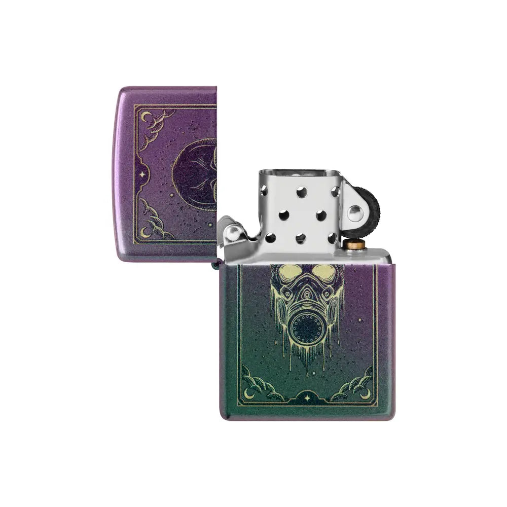 Zippo - Gas Mask Motif - Iridescent Lighter