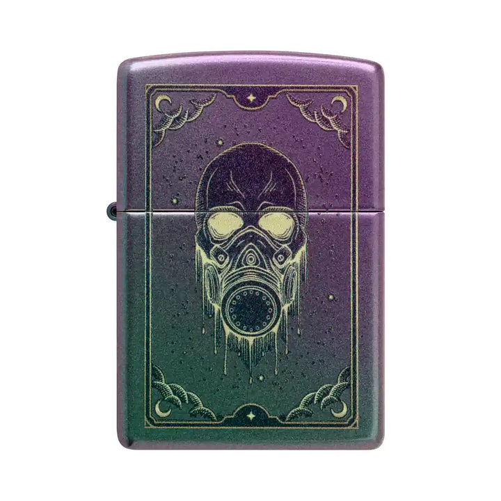 Zippo - Gas Mask Motif - Iridescent Lighter