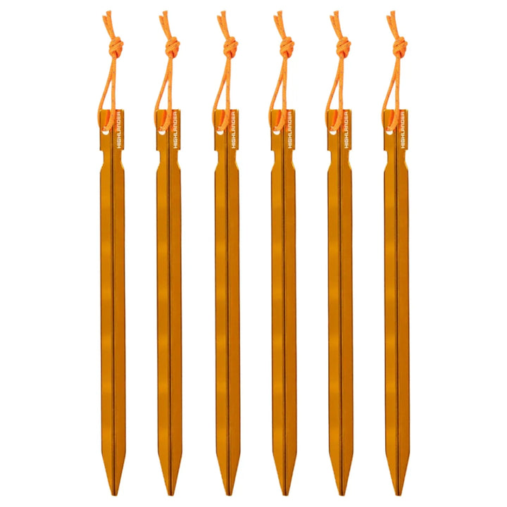 Aluminium Teltplugger - 6stk - Game-On.no