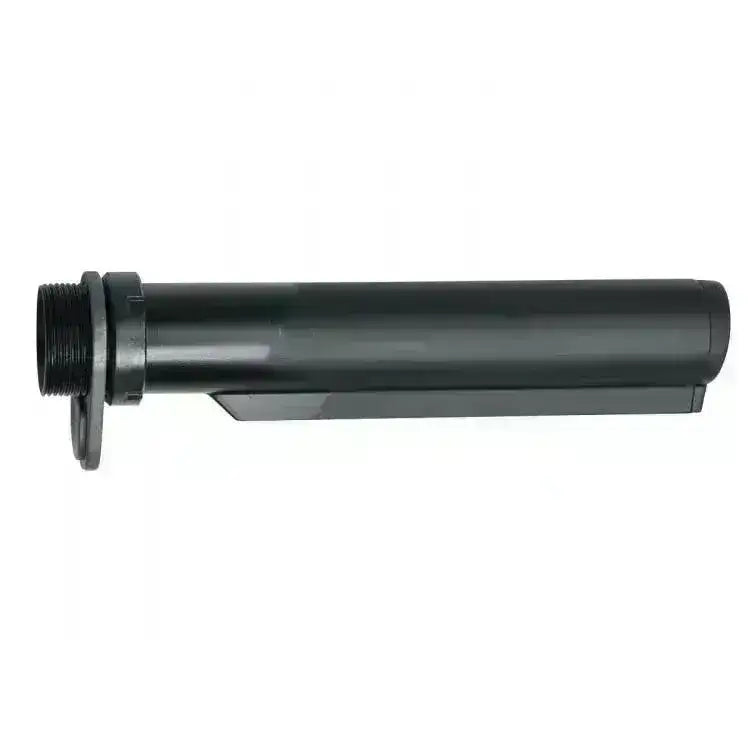 AR-15 Airsoft Buffer Tube / Stock Tube med End Plate - Svart - Game-On.no