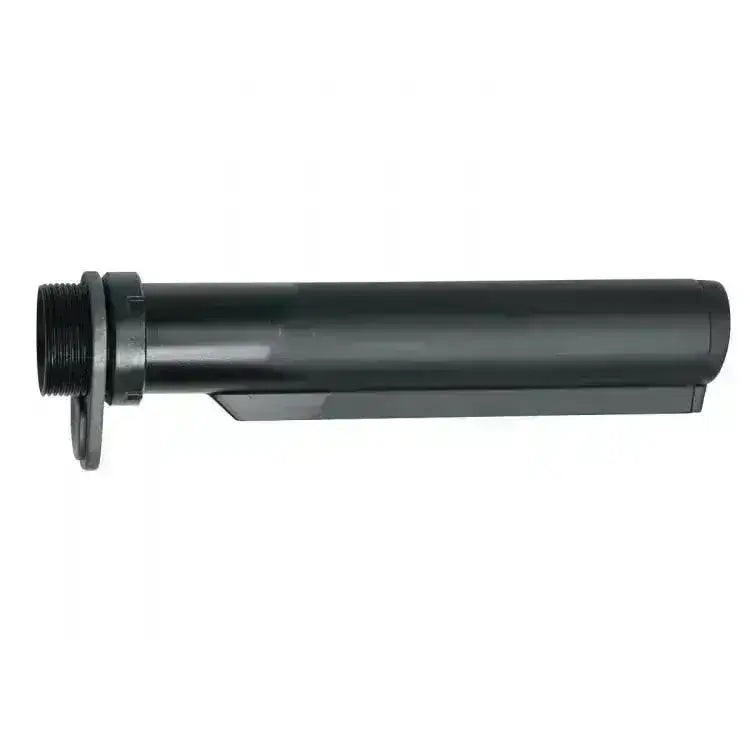 AR-15 Airsoft Buffer Tube / Stock Tube med End Plate - Svart - Game-On.no