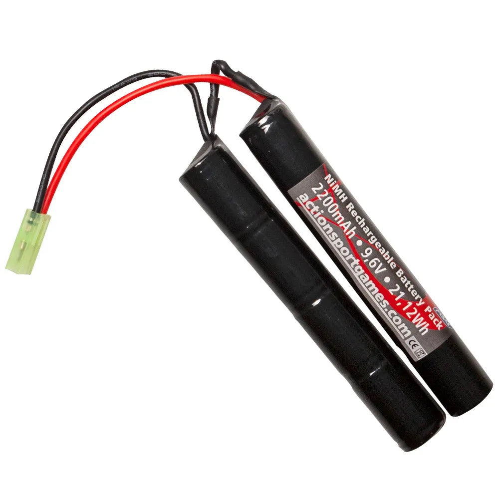 ASG Batteri - 9.6V 2200mAh NiMH Tamiya - gameon.eu