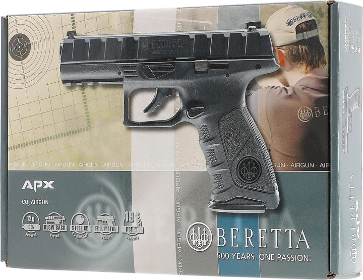 Beretta APX Luftpistol - 4.5mm BB - Black - Game-On.no