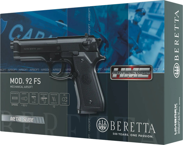 Beretta M92FS Springer med Metal Slide - Game-On.no